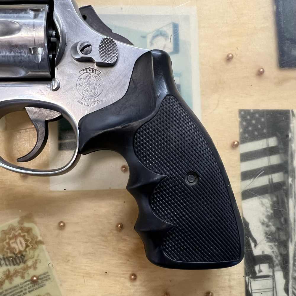 Smith & Wesson 64-5 38Spl Double Action Used Revolver -img-1