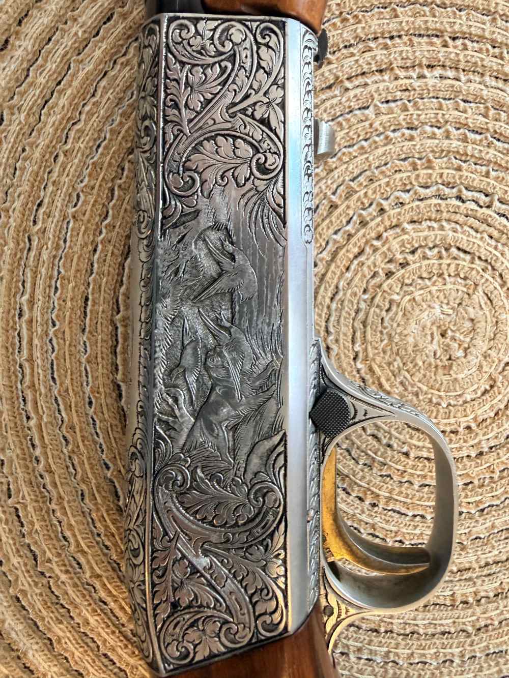 1958 BROWNING BELGUIM FACTORY ENGRAVED "GRADE III" SA-22 LR-img-0