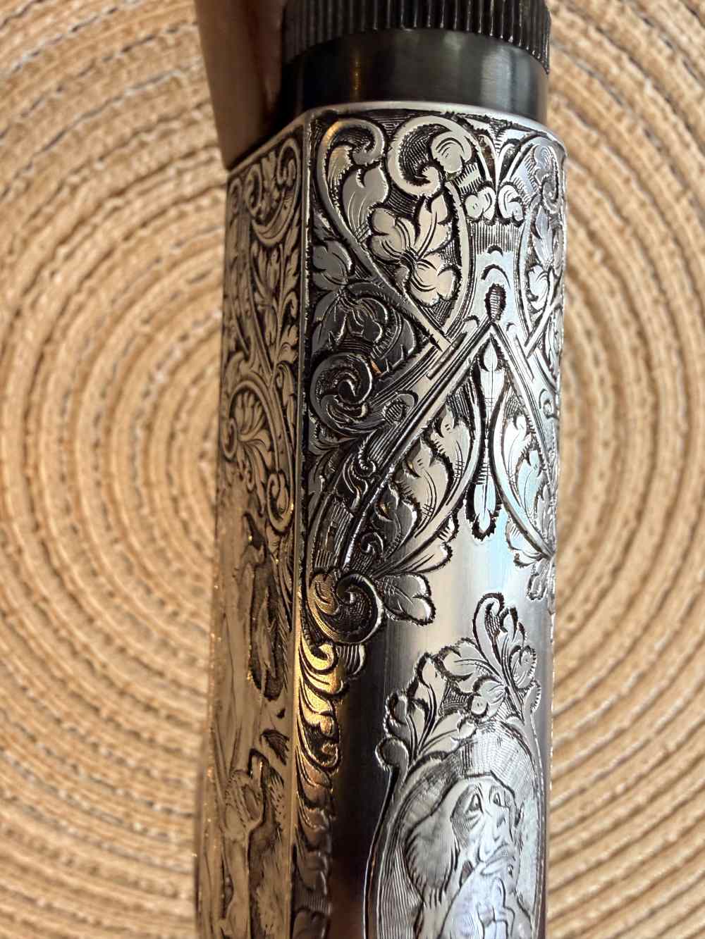 1958 BROWNING BELGUIM FACTORY ENGRAVED "GRADE III" SA-22 LR-img-1