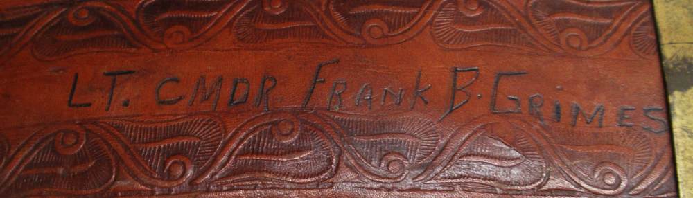 Engineers Bolo, Collins 1005, Lt CMDR Frank B Grimes Pacific 1942 Exc.  Exc-img-0