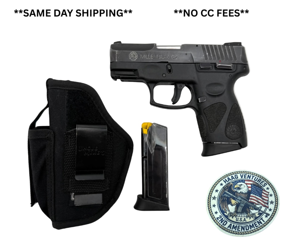 Taurus Millennium G2 9mm Semi Auto Pistol w/Holster-img-0