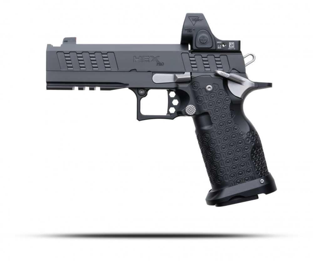 Jacob Grey Hex Pro - 4.6" Ported Barrel (9mm) - SRO - Black-img-0