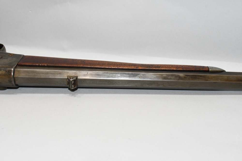 Antique Whitney Arms Co Phoenix Swing Breech Single Shot Rifle 44 Rimfire-img-14