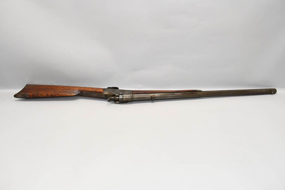 Antique Whitney Arms Co Phoenix Swing Breech Single Shot Rifle 44 Rimfire-img-11