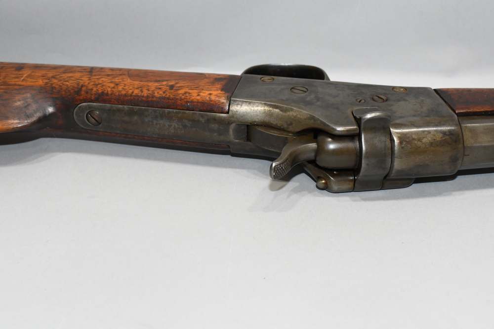 Antique Whitney Arms Co Phoenix Swing Breech Single Shot Rifle 44 Rimfire-img-13