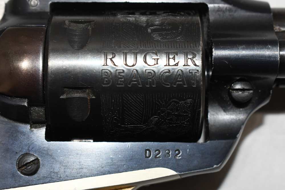 1st Year D Prefix Ruger Bearcat Single Action Revolver 22 LR W Box 1958 C&R-img-20