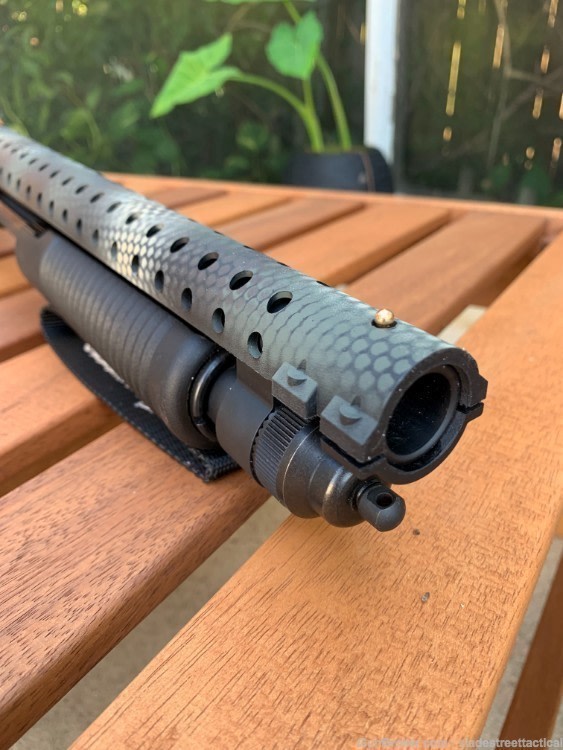 Custom 4-COLOR CAMO MOSSBERG SHOCKWAVE Heat Shield Shotgun ROUGH MODIFIED-img-5