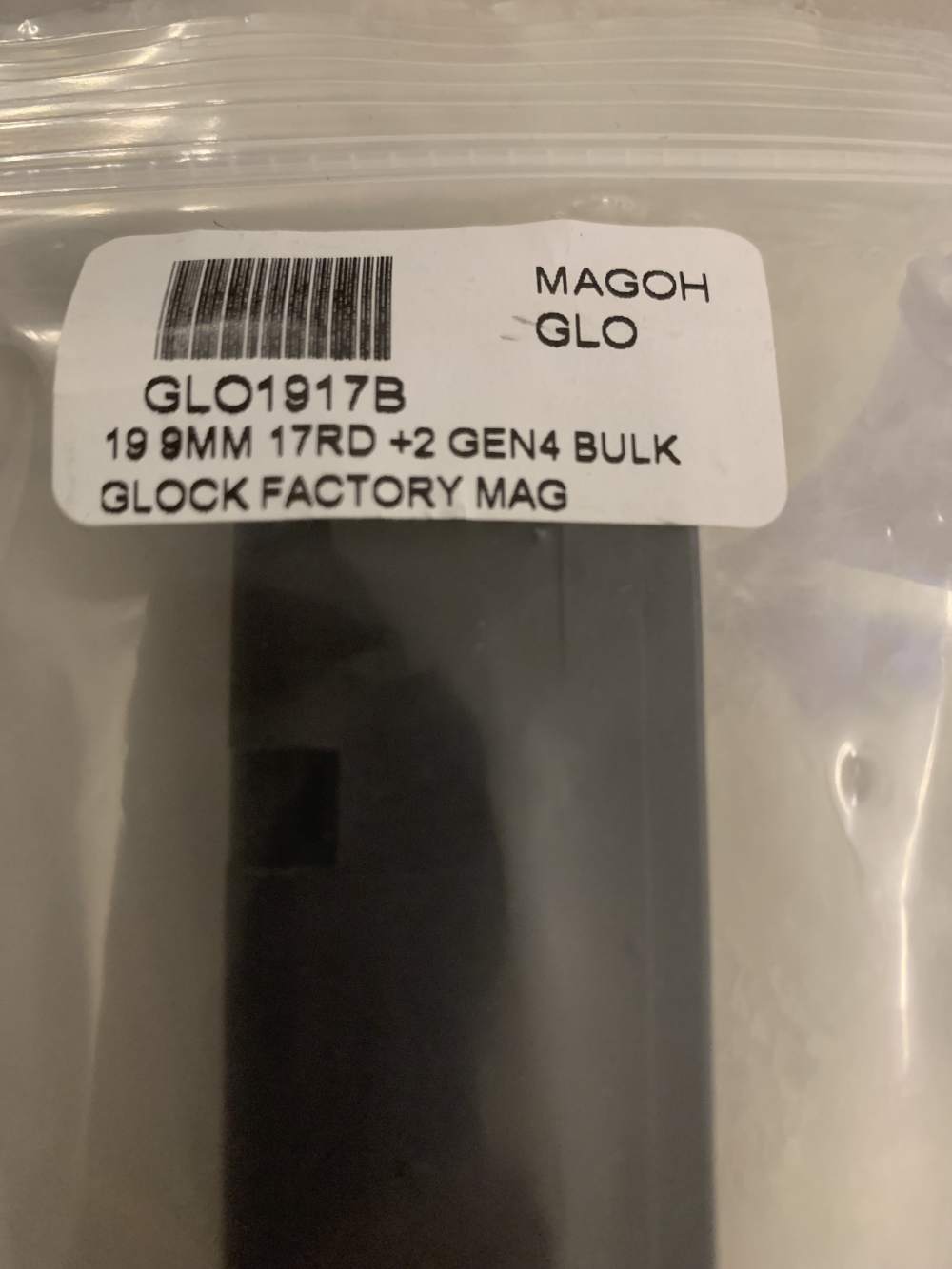 Glock-19 Factory 19 Round Magazine 9mm Mag RARE OEM 9 GEN 4-img-1