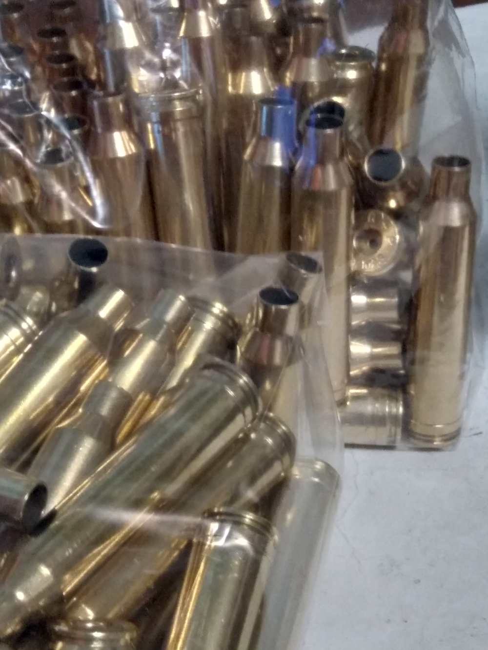7mm rem mag brass for reloading deprimed mixed hs (220) -img-1