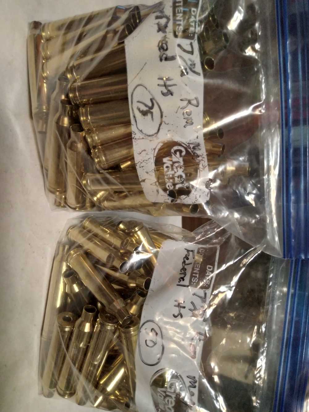 7mm rem mag brass for reloading mixed hs  (125)-img-0