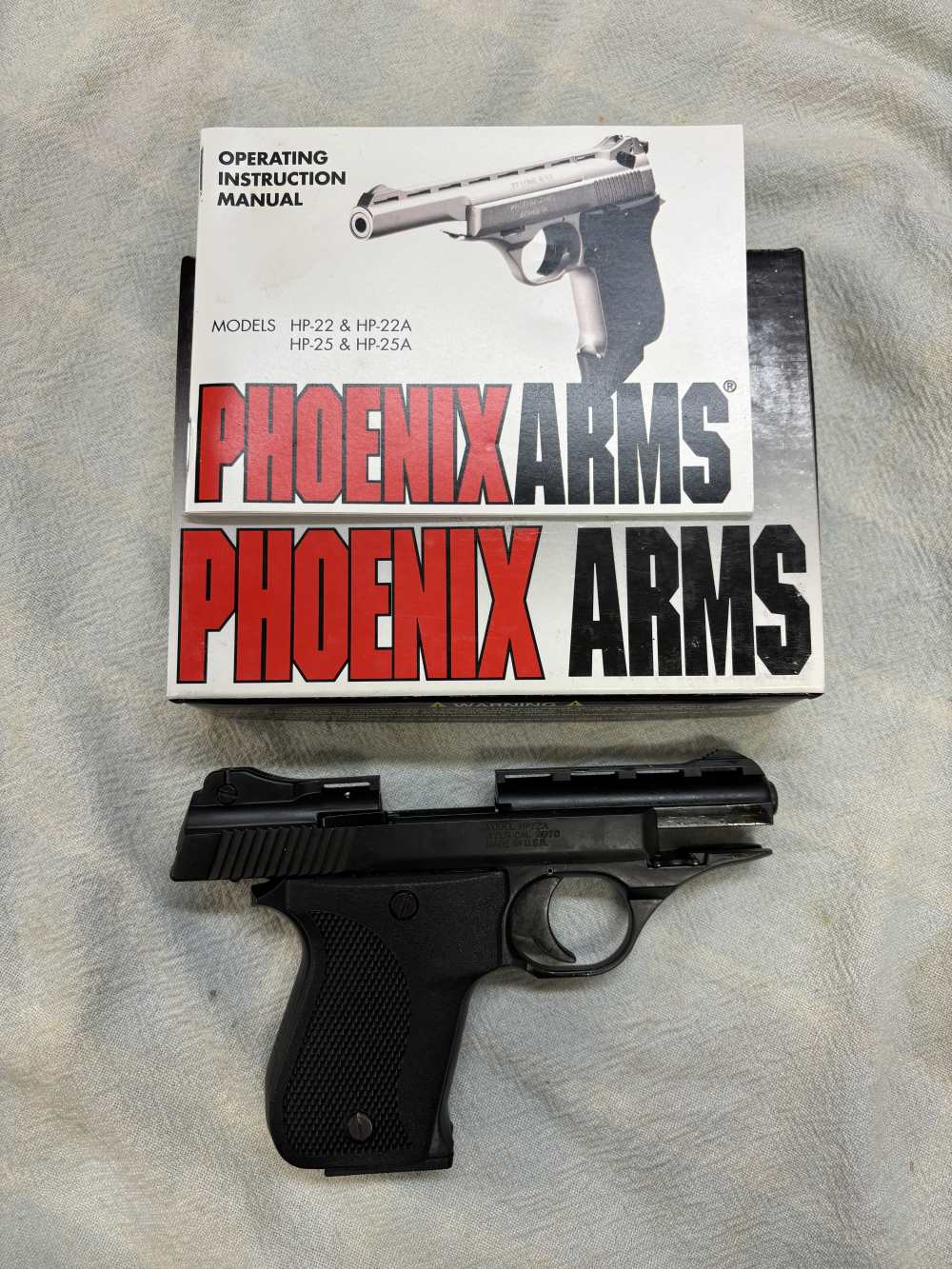 Phoenix Arms Model HP22 Caliber .22 LR Semi Auto Pistol -img-1