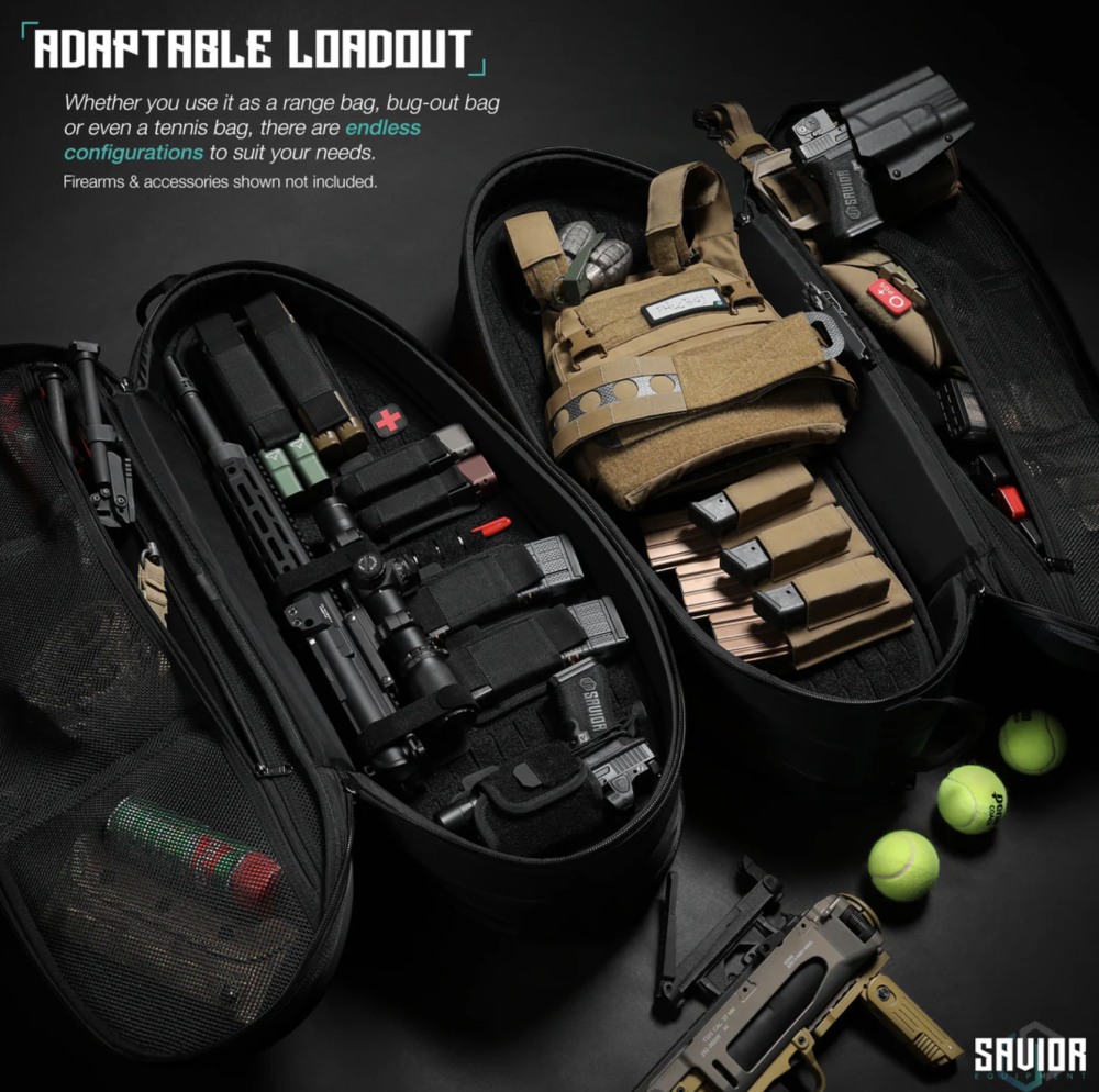 Savior Equipment Pro Touring Case RB-TENNIS-V1-BK Rifle Case-img-4