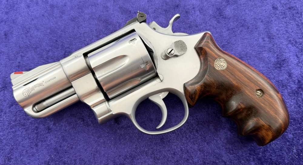 S&W 29-2 Mag-Na-Port Custom 2.5" Ported .44 Mag Combat Stocks Hard Chrome-img-2