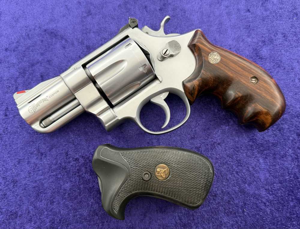 S&W 29-2 Mag-Na-Port Custom 2.5" Ported .44 Mag Combat Stocks Hard Chrome-img-0