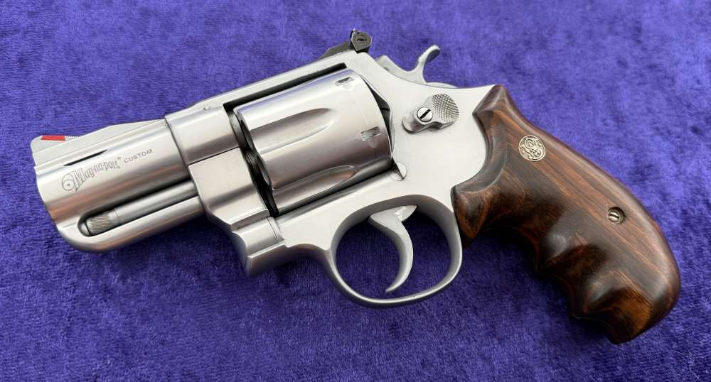 S&W 29-2 Mag-Na-Port Custom 2.5" Ported .44 Mag Combat Stocks Hard Chrome-img-3