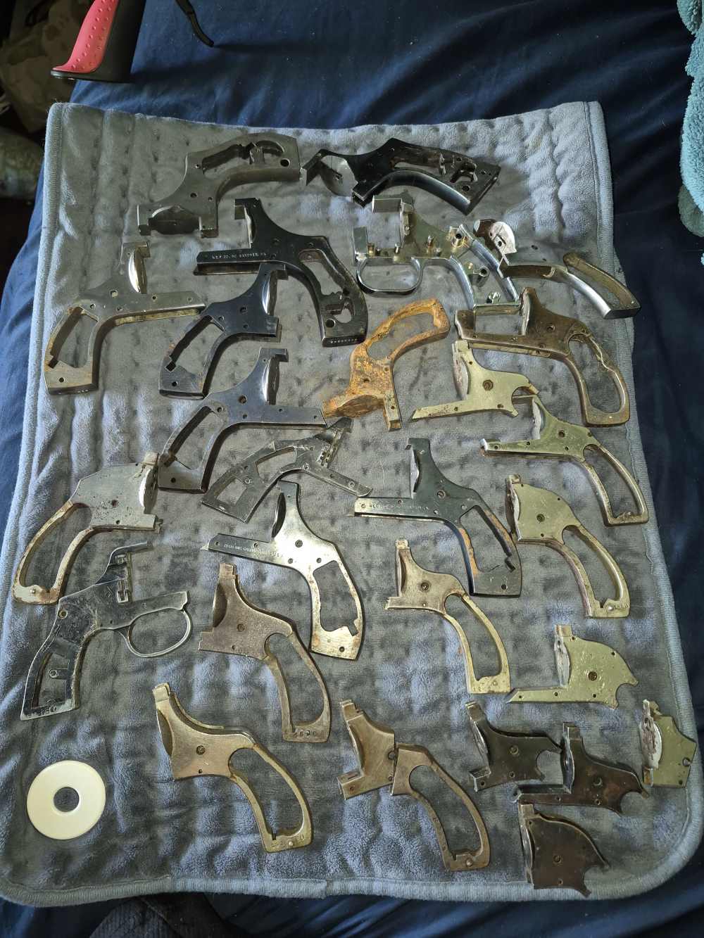 Demilled revolver frames receiver sections-img-0