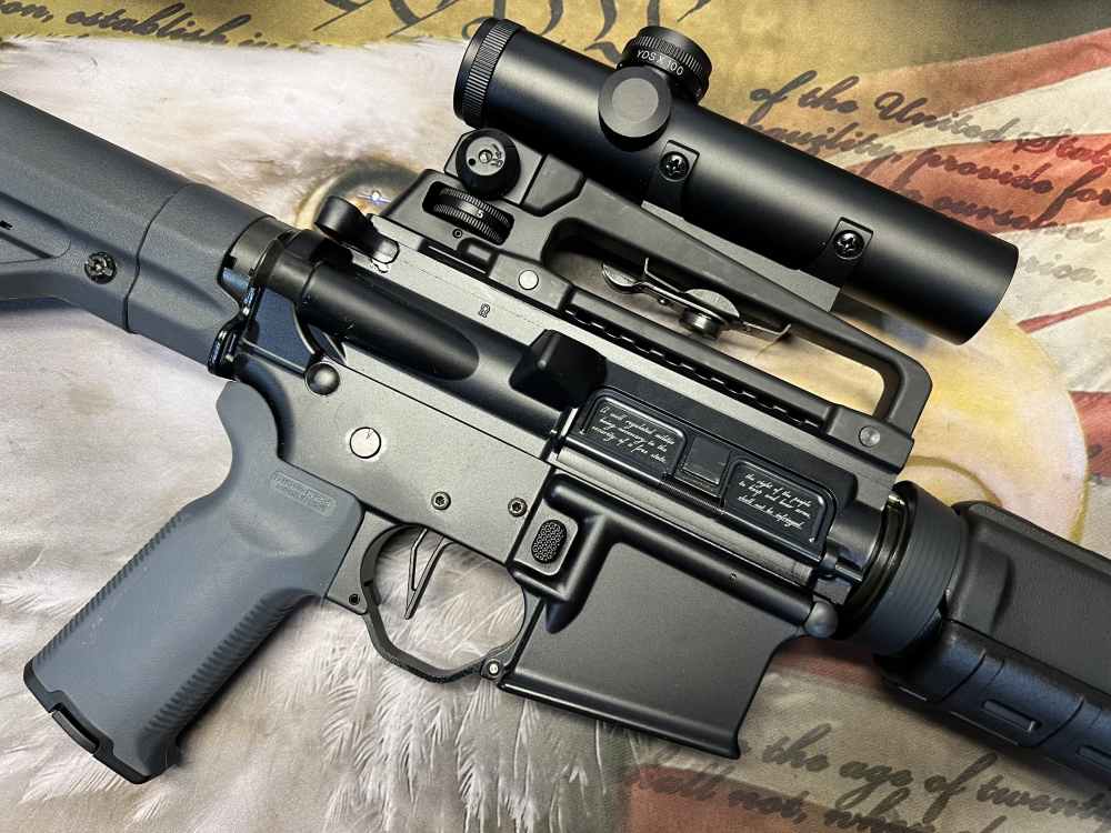 20in (556) AM-15 BLK/GRY MFG AR15 Retro Rifle “Gray Man” -CWRAY-img-17