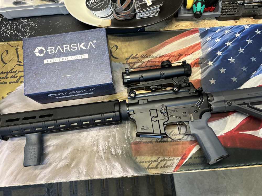 20in (556) AM-15 BLK/GRY MFG AR15 Retro Rifle “Gray Man” -CWRAY-img-6