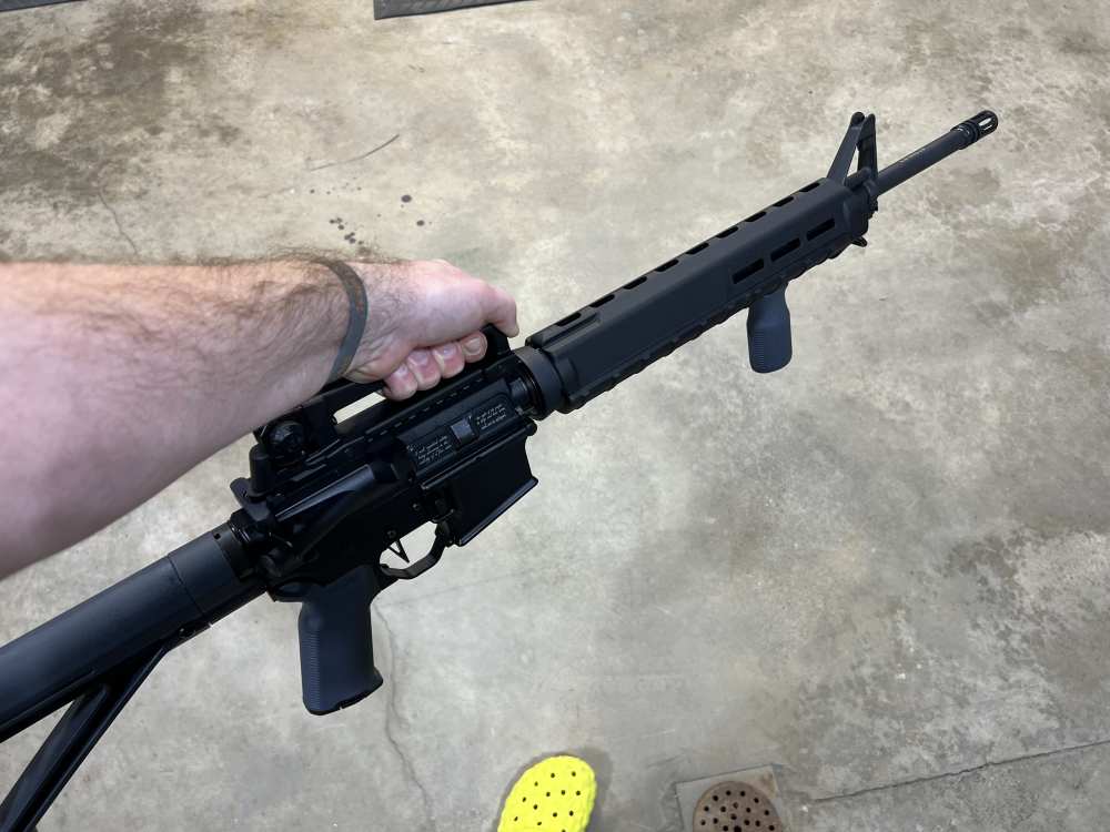 20in (556) AM-15 BLK/GRY MFG AR15 Retro Rifle “Gray Man” -CWRAY-img-23