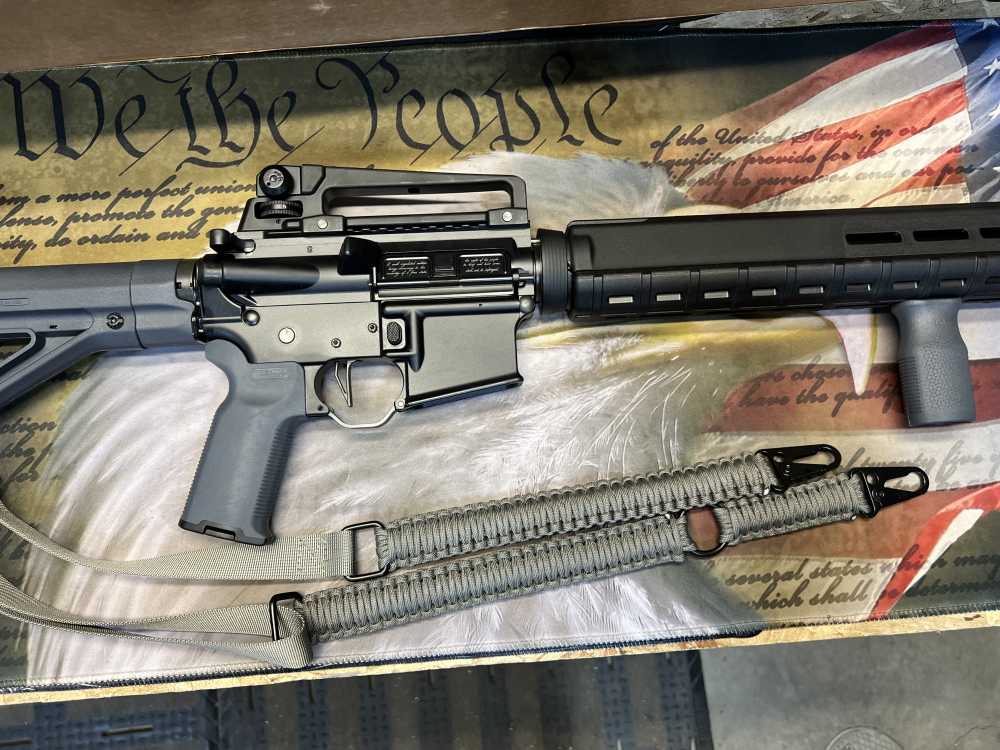 20in (556) AM-15 BLK/GRY MFG AR15 Retro Rifle “Gray Man” -CWRAY-img-35
