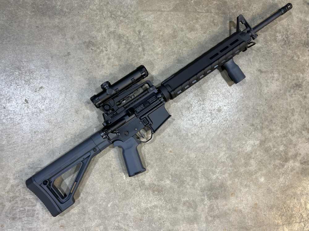 20in (556) AM-15 BLK/GRY MFG AR15 Retro Rifle “Gray Man” -CWRAY-img-12