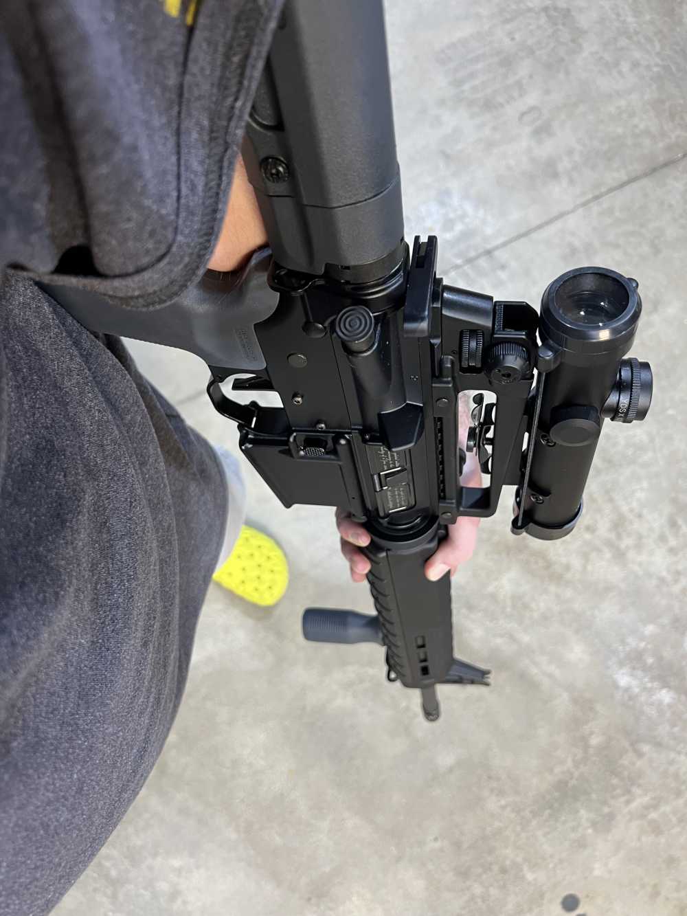 20in (556) AM-15 BLK/GRY MFG AR15 Retro Rifle “Gray Man” -CWRAY-img-14