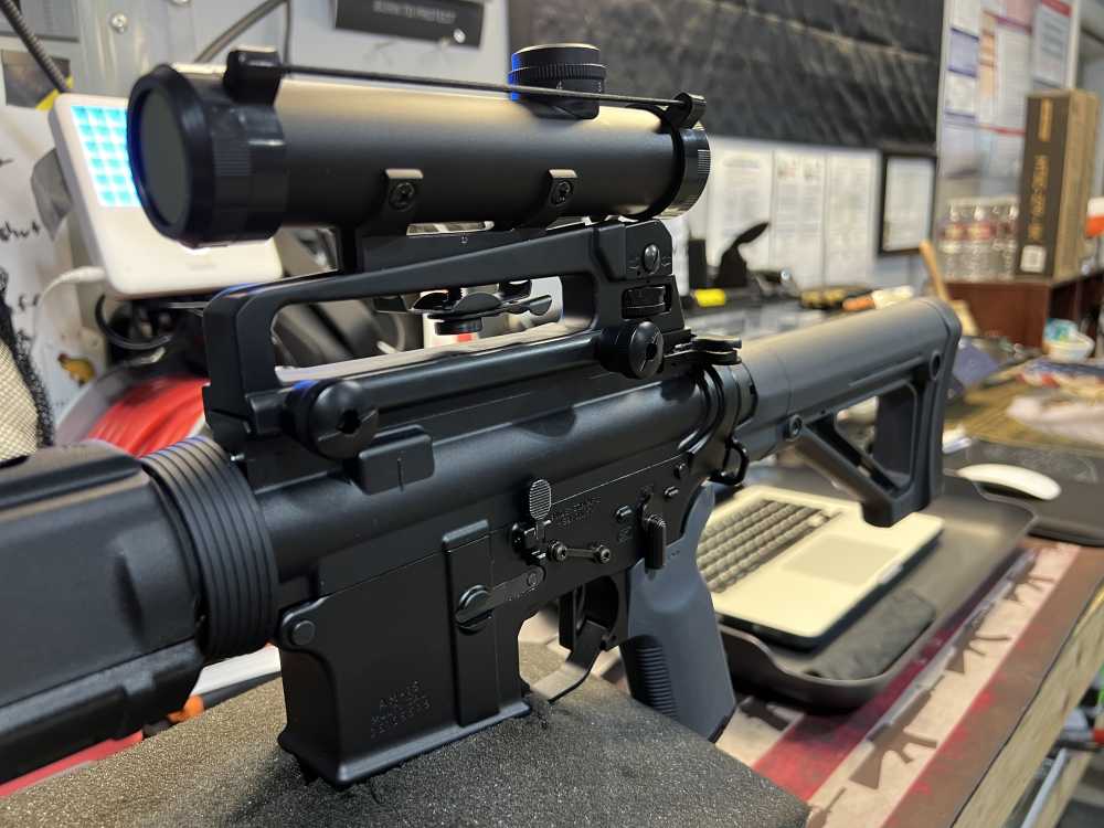 20in (556) AM-15 BLK/GRY MFG AR15 Retro Rifle “Gray Man” -CWRAY-img-9