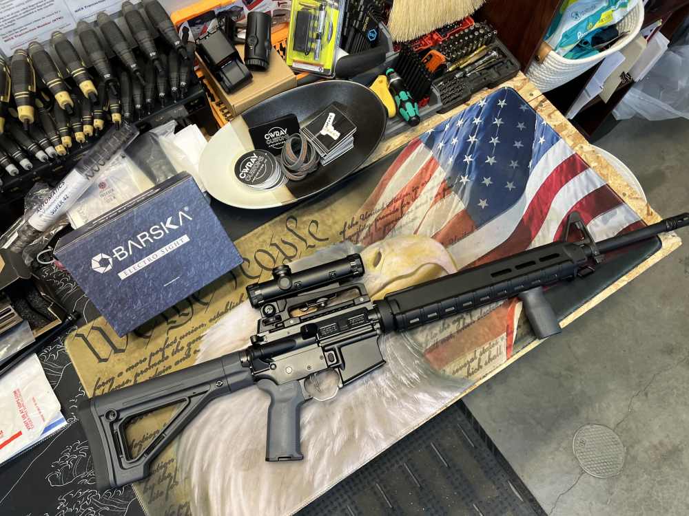 20in (556) AM-15 BLK/GRY MFG AR15 Retro Rifle “Gray Man” -CWRAY-img-16