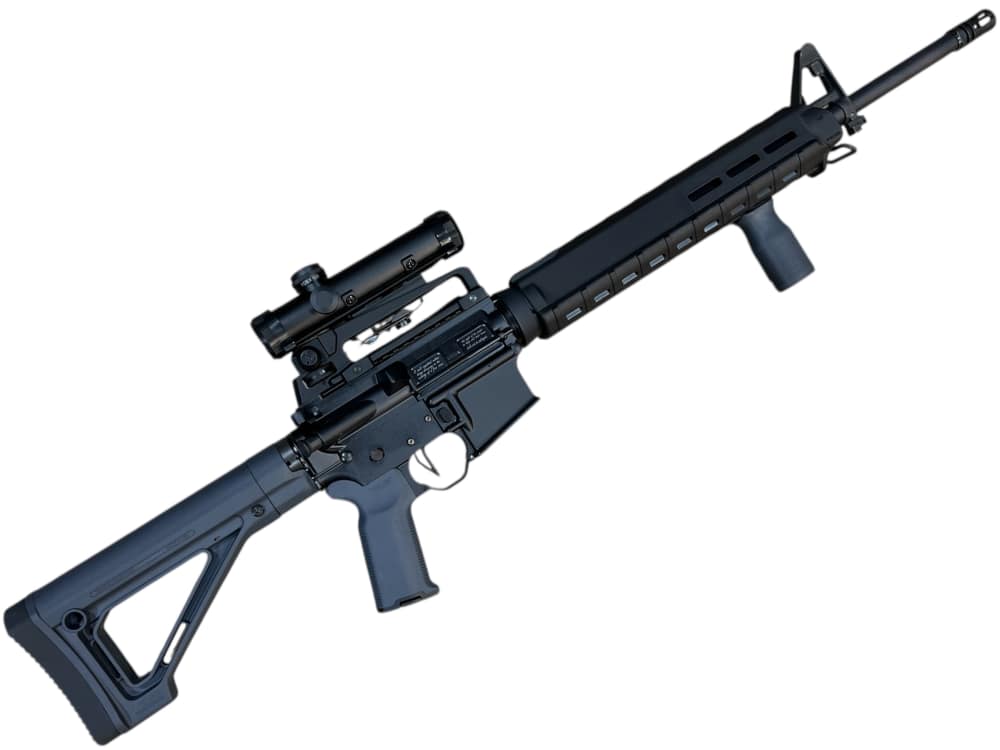 20in (556) AM-15 BLK/GRY MFG AR15 Retro Rifle “Gray Man” -CWRAY-img-0