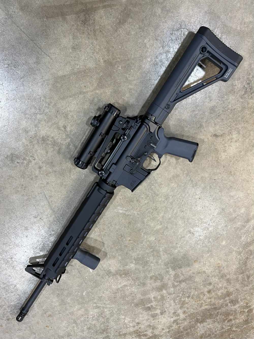 20in (556) AM-15 BLK/GRY MFG AR15 Retro Rifle “Gray Man” -CWRAY-img-10