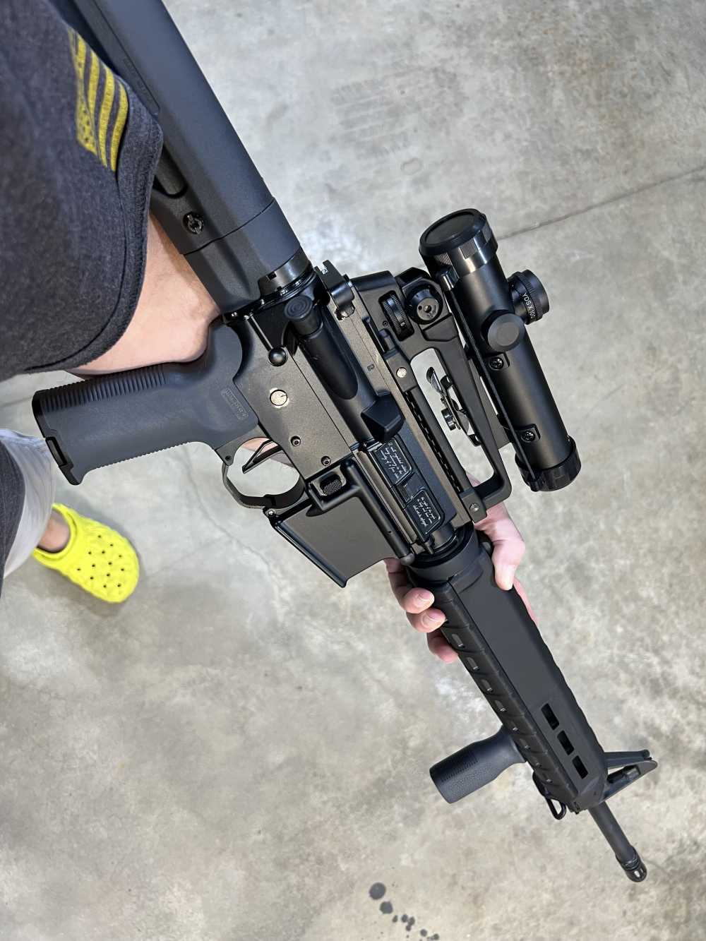 20in (556) AM-15 BLK/GRY MFG AR15 Retro Rifle “Gray Man” -CWRAY-img-13
