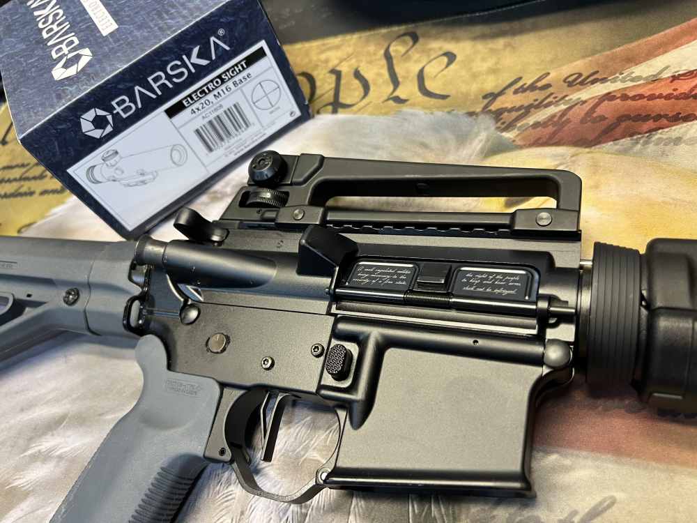 20in (556) AM-15 BLK/GRY MFG AR15 Retro Rifle “Gray Man” -CWRAY-img-22