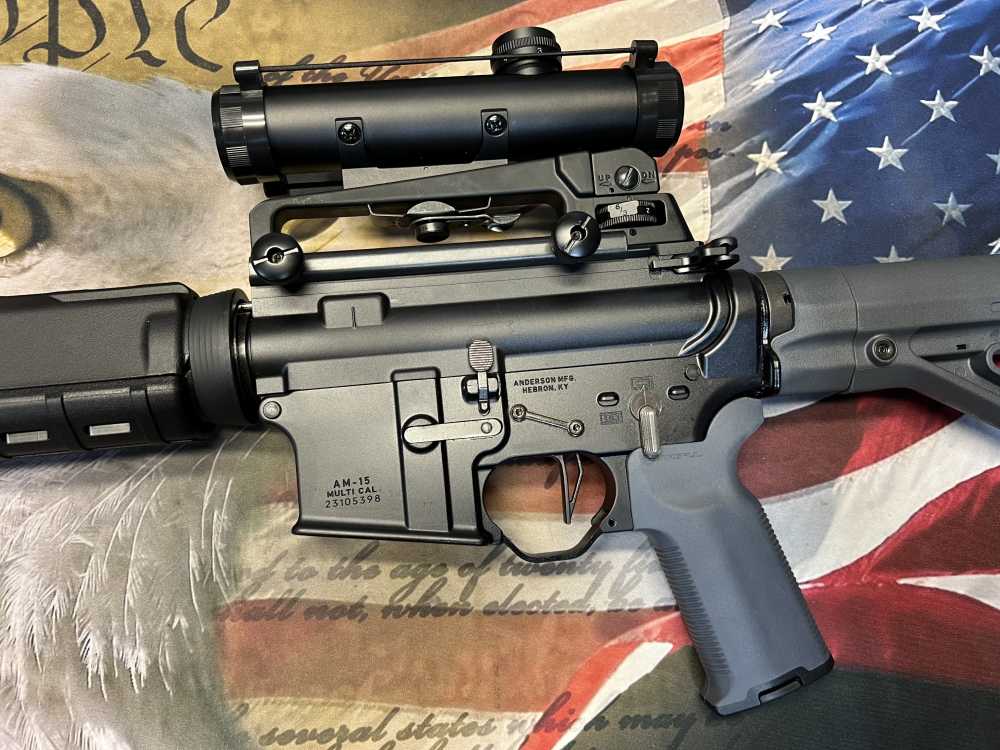 20in (556) AM-15 BLK/GRY MFG AR15 Retro Rifle “Gray Man” -CWRAY-img-8