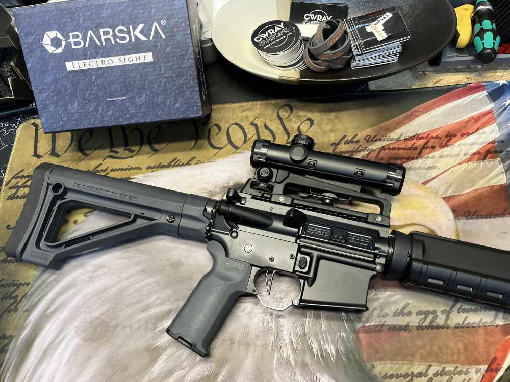 20in (556) AM-15 BLK/GRY MFG AR15 Retro Rifle “Gray Man” -CWRAY-img-15