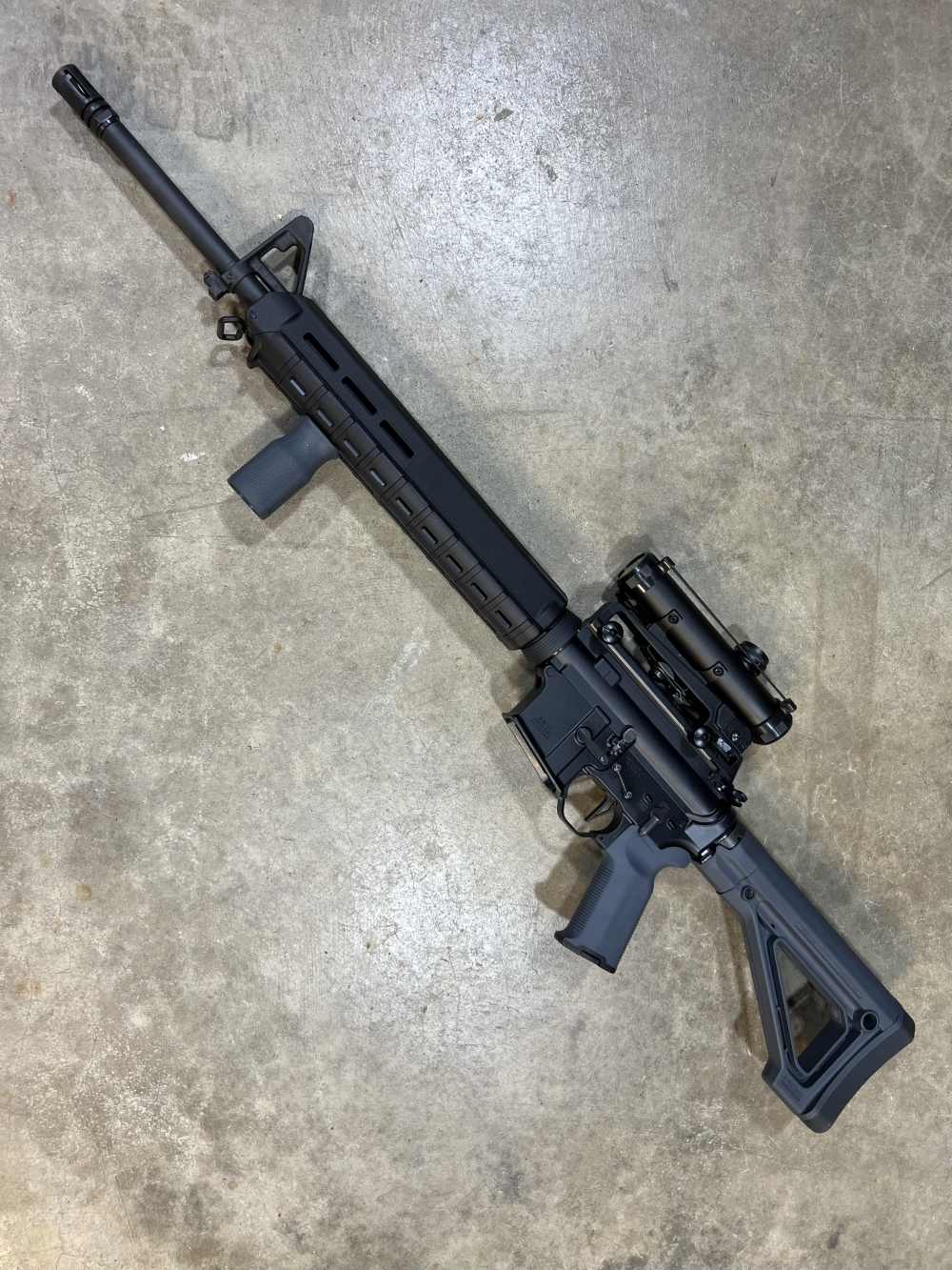 20in (556) AM-15 BLK/GRY MFG AR15 Retro Rifle “Gray Man” -CWRAY-img-11