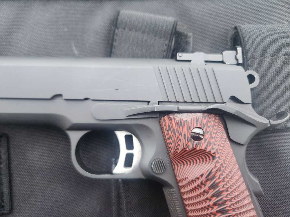 Fusion Firearms 1911 9MM LONG SLIDE! Two magazines two grips, carry bag-img-6