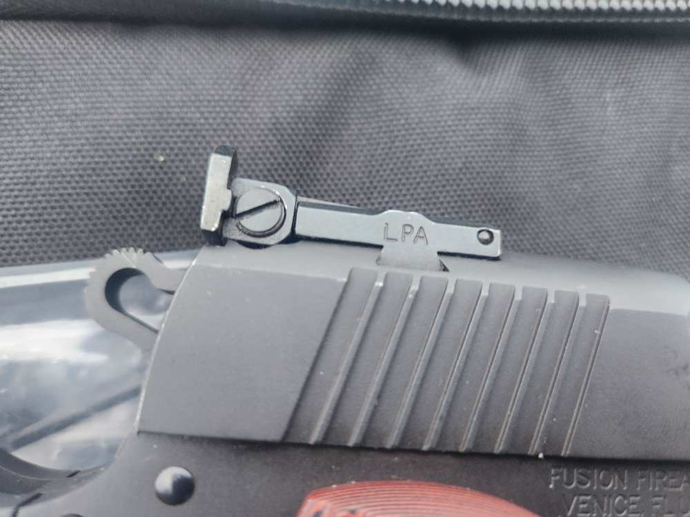 Fusion Firearms 1911 9MM LONG SLIDE! Two magazines two grips, carry bag-img-10