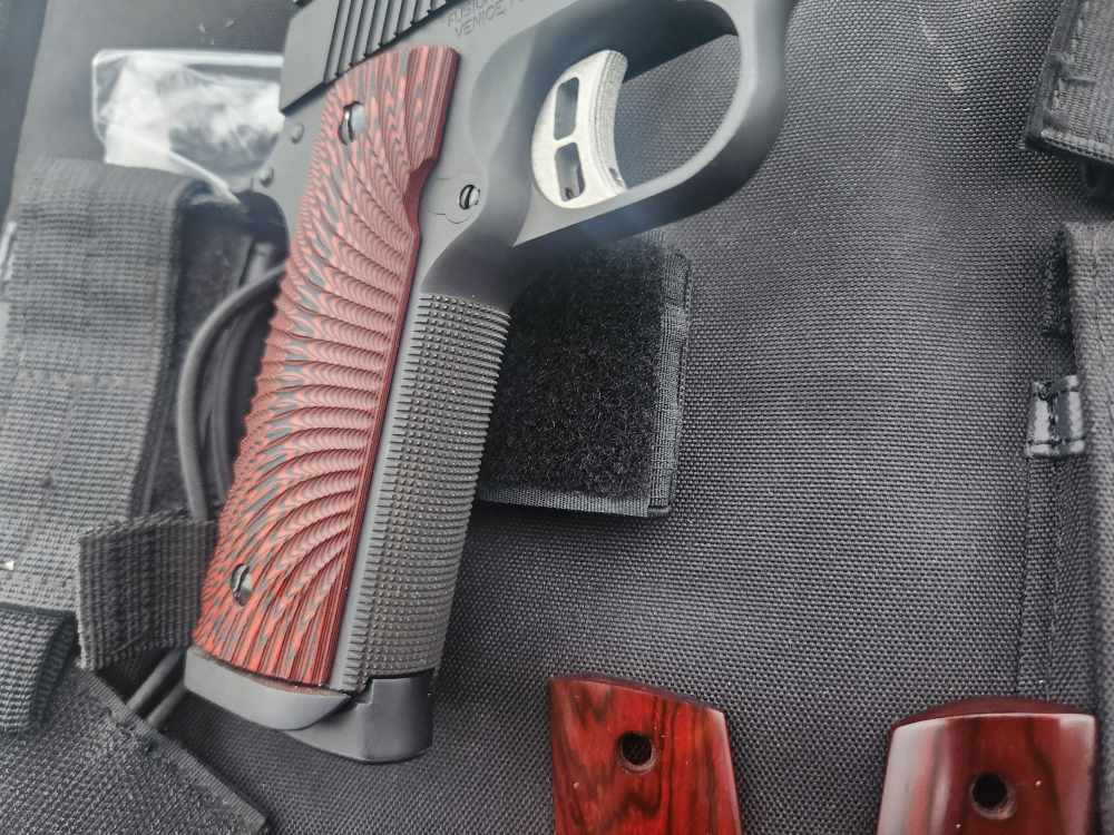 Fusion Firearms 1911 9MM LONG SLIDE! Two magazines two grips, carry bag-img-11
