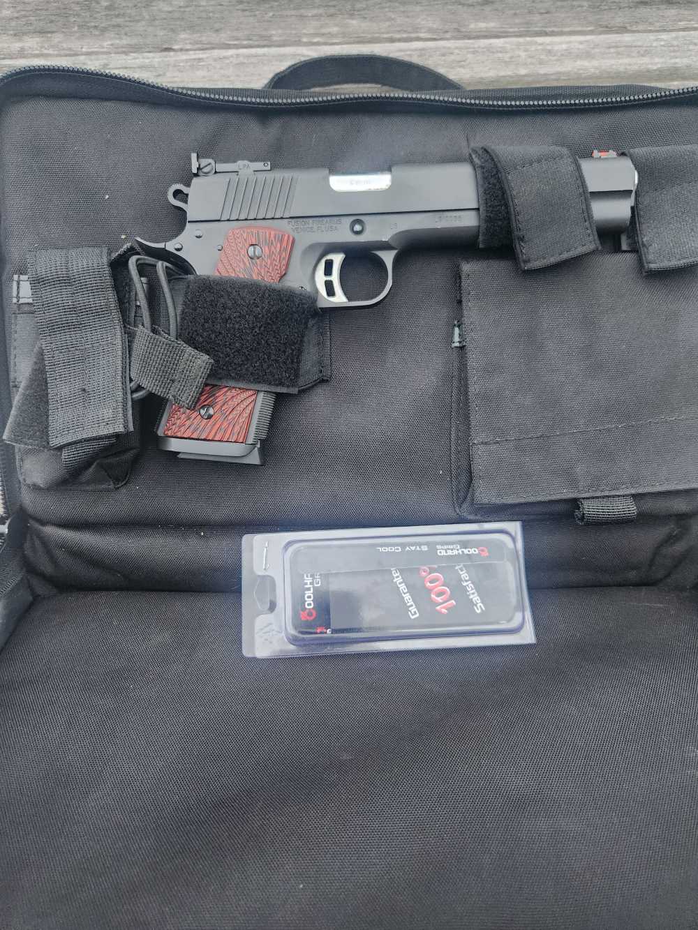 Fusion Firearms 1911 9MM LONG SLIDE! Two magazines two grips, carry bag-img-15