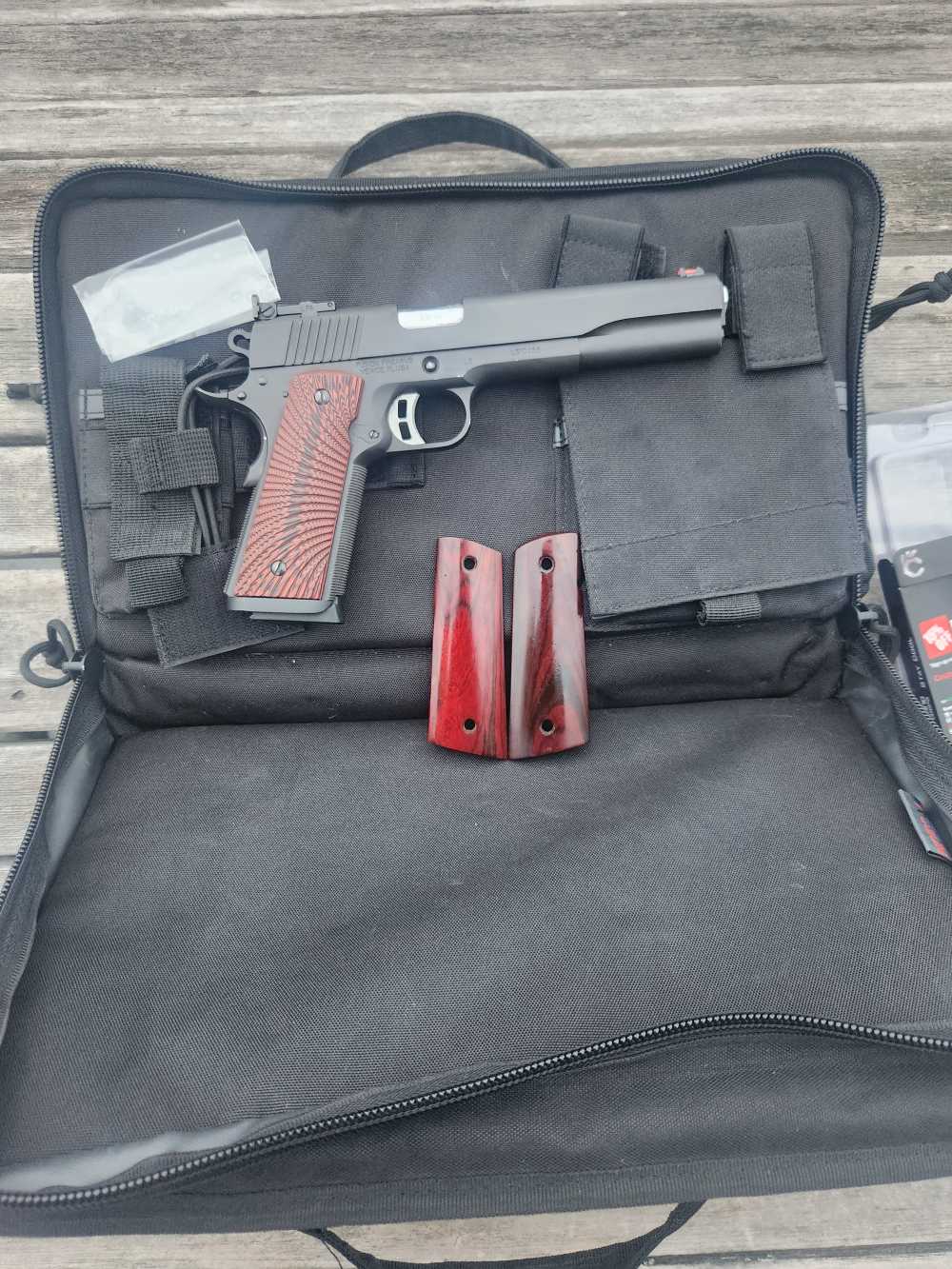 Fusion Firearms 1911 9MM LONG SLIDE! Two magazines two grips, carry bag-img-0