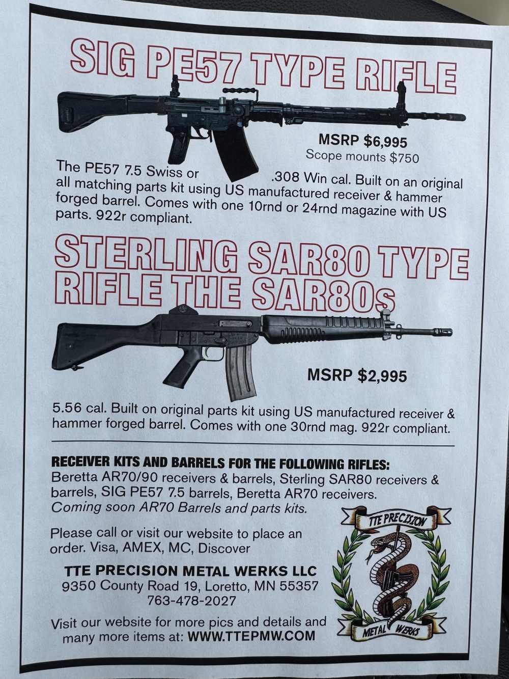 SAR80 Receiver kit  AR180  sar 80 parts-img-10