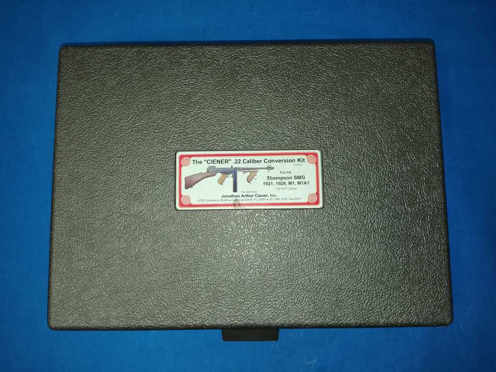 CIENER CONVERSION KIT FOR THOMPSON SMG 1921, 1928, M1, M1A1 - CAL .22 LR-img-0