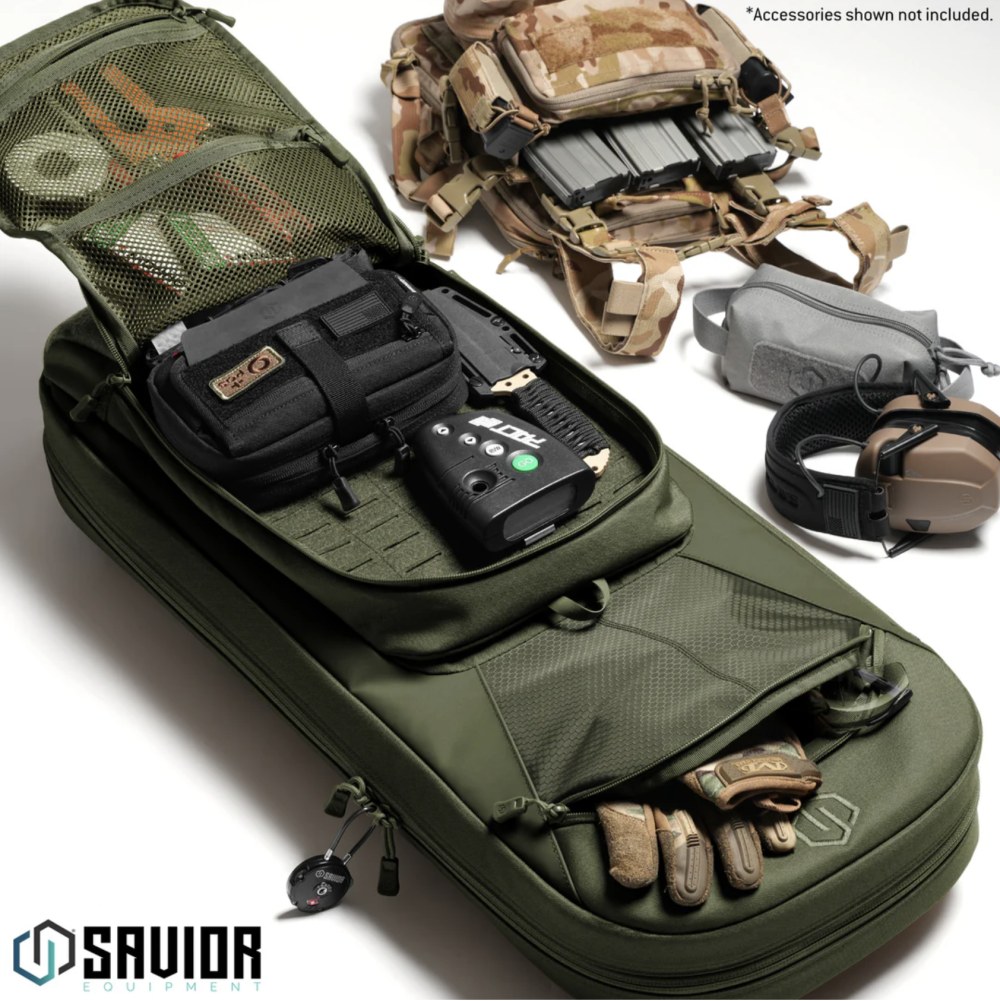 Savior Equipment Specialist Covert 34" Single Rifle Case Olive Drab Green-img-2
