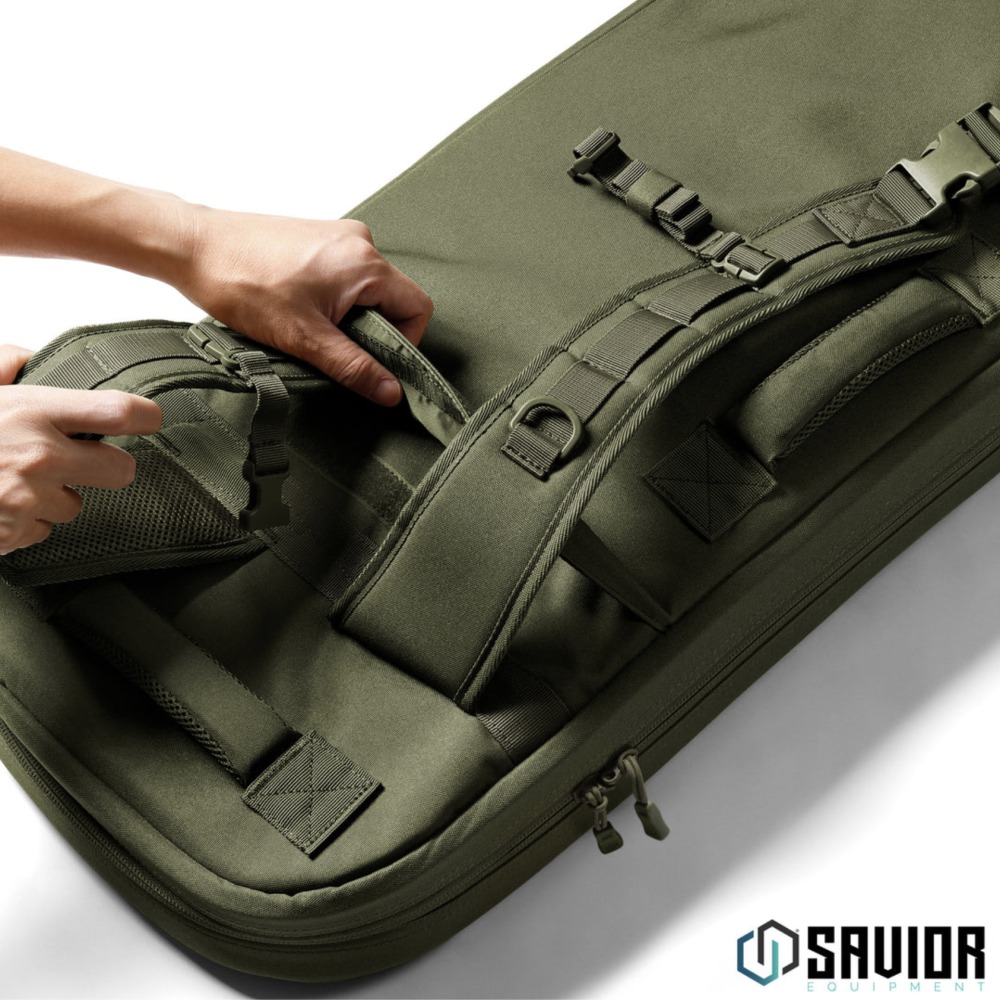 Savior Equipment Specialist Covert 34" Single Rifle Case Olive Drab Green-img-4