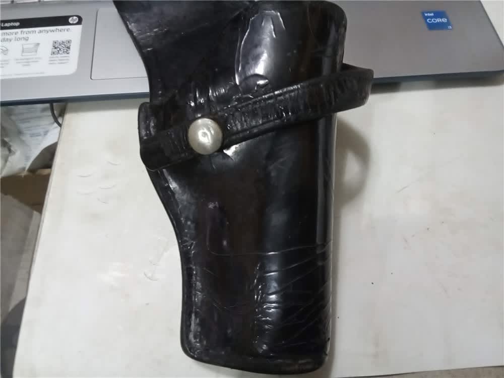 DON HUME H216 No. 2. 4 inch black leather holster-img-5