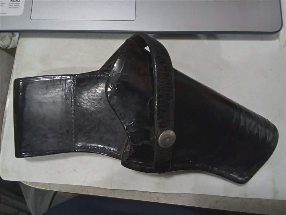 DON HUME H216 No. 2. 4 inch black leather holster-img-0