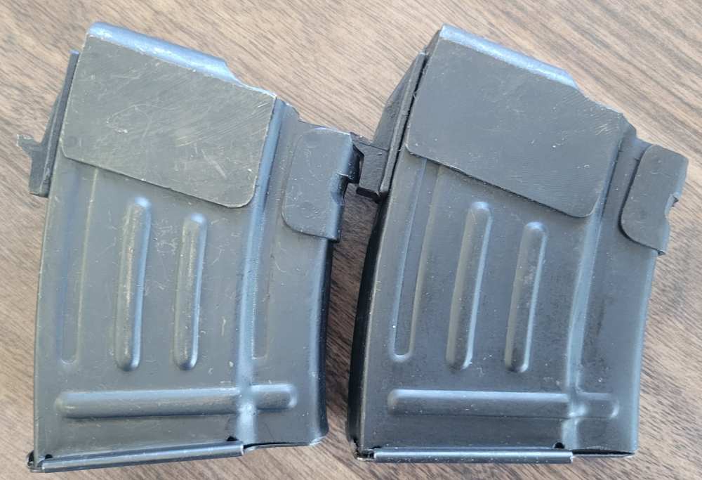 (2) 5 round Chinese double stack AK47 magazine Polytech Norinco-img-1