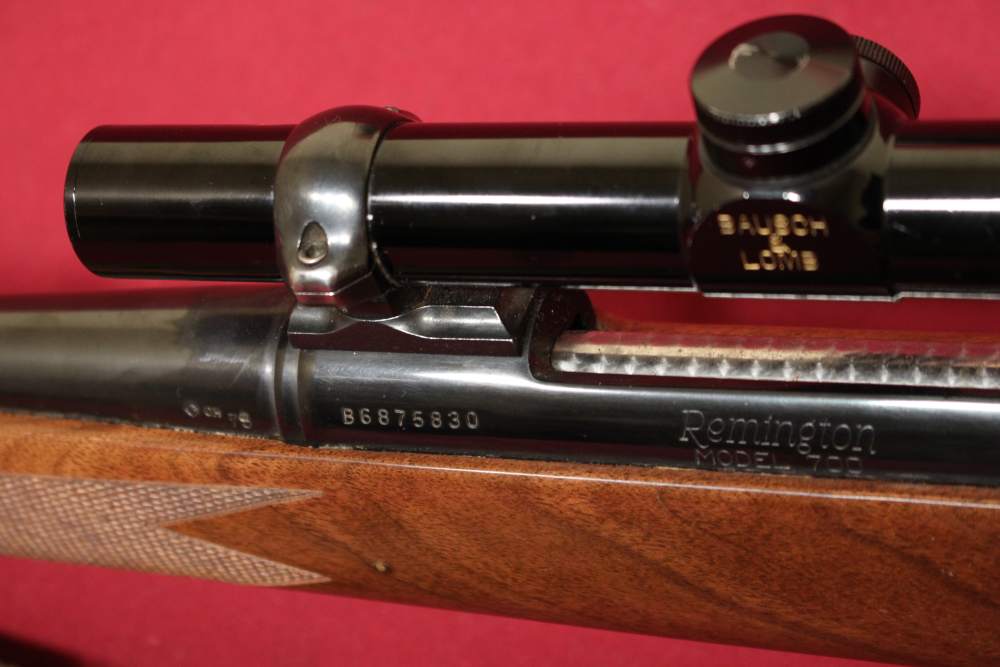Remington 700 BDL .338 Win Mag w/24" Barrel, Wood Stock, B&L Scope - 1987-img-36