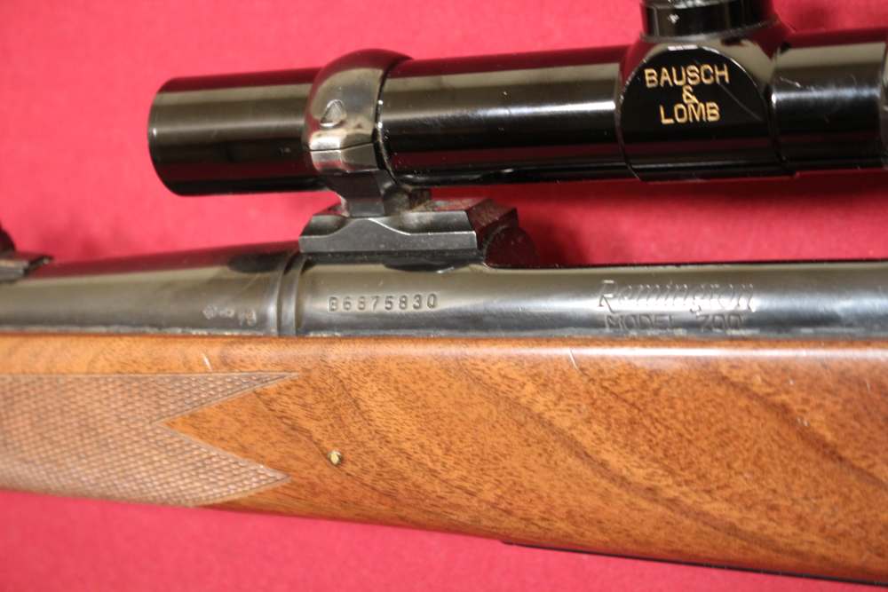 Remington 700 BDL .338 Win Mag w/24" Barrel, Wood Stock, B&L Scope - 1987-img-18