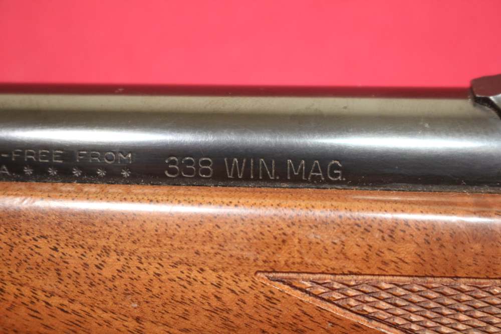 Remington 700 BDL .338 Win Mag w/24" Barrel, Wood Stock, B&L Scope - 1987-img-2